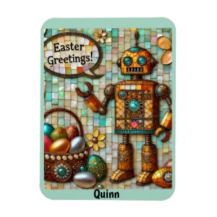 QUINN ~ EASTER GREETINGS ~ MAGNET