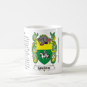 Quinn Family Coat of Arms mug