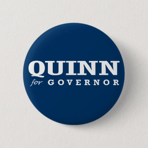 QUINN FOR GOVERNOR 2014 6 CM ROUND BADGE