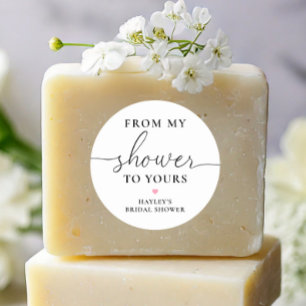 Quinn From My Shower To Yours Soap Classic Round Sticker