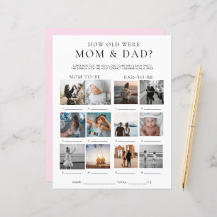 Quinn How Old Were Mum and Dad Photo Game