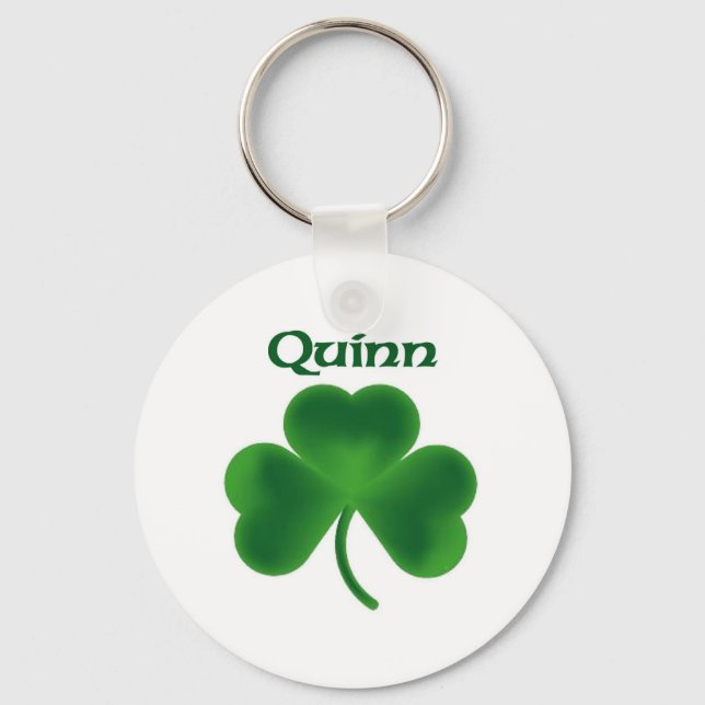 Quinn Shamrock Key Ring (Front)