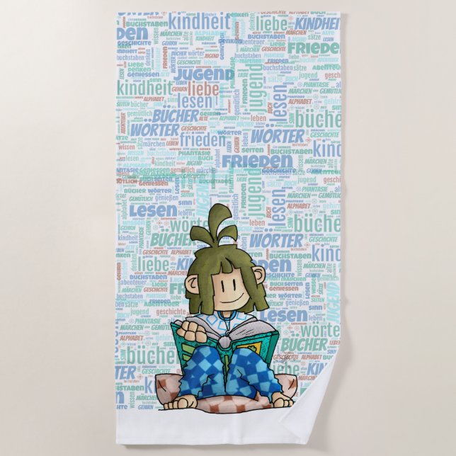 Quinn - Tutor Beach Towel (Front)