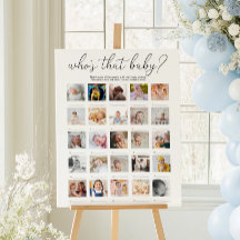 Quinn Who's That Baby 25 Photo Game Poster