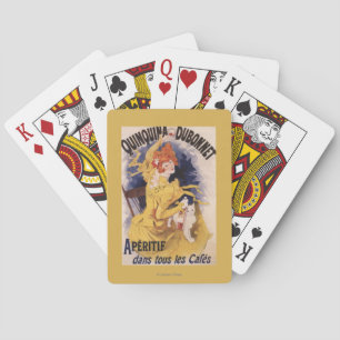 Quinquina Dubonnet Aperitif Promotional Poster Playing Cards
