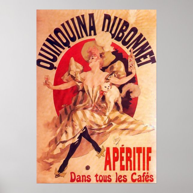 Quinquina Dubonnet Jules Cheret Fine Art Poster (Front)