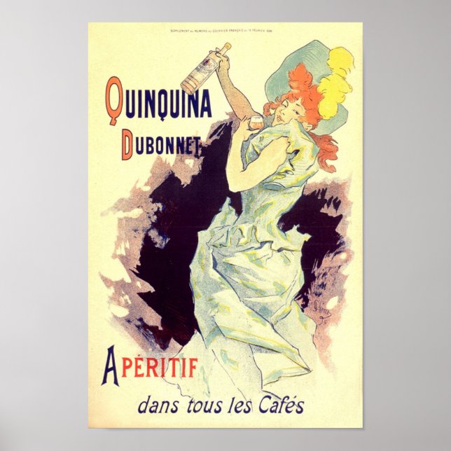 Quinquina Dubonnet Vintage French Advertising Poster (Front)