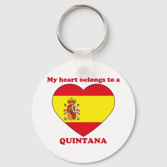 Quintana Key Ring (Front)