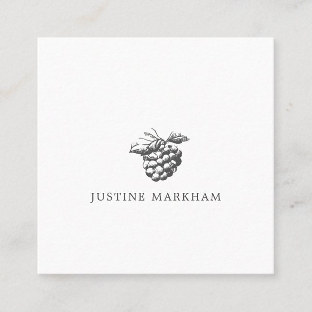 Quintessential Berry Business Card (Front)