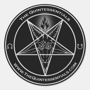 Quintessentials "Baphomet" Sticker! Classic Round Sticker