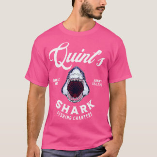 Quints Fishing Charters Since 1975 Amity Island T-Shirt