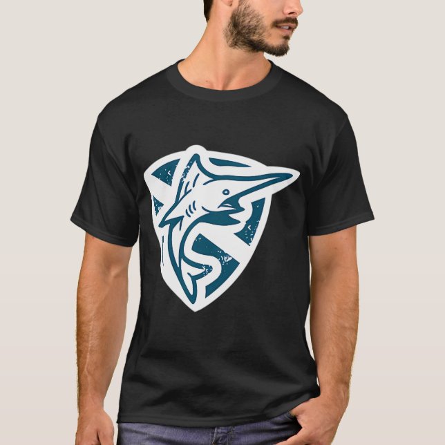 Quint's Shark Fishing. T-Shirt (Front)