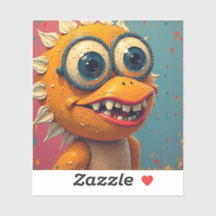 Quirky Alien Monster Art - Funny Monster Series