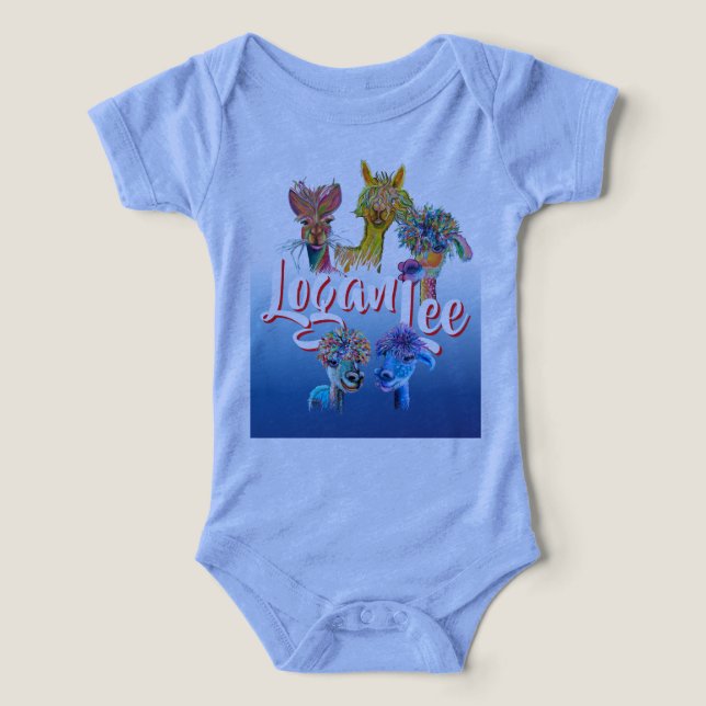 quirky alpaca baby tops25r (Design Front)