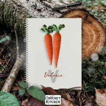 Quirky Amigurumi Minimalist Crochet Carrots Name 