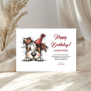 Quirky Animals Personalised kids greeting card
