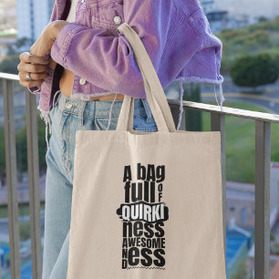 Quirky & Awesome Cool Stylish Modern Tote Bag