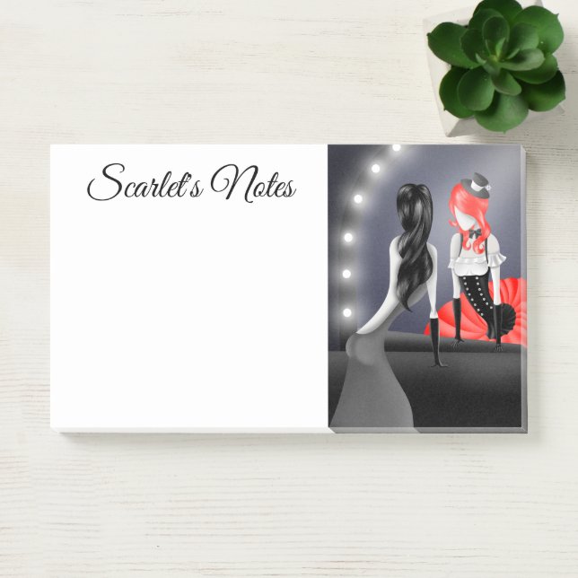 Quirky Ballerina & Dancer refection Post-it Notes (Office)