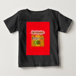 Quirky Bee Art Print Baby T-Shirt