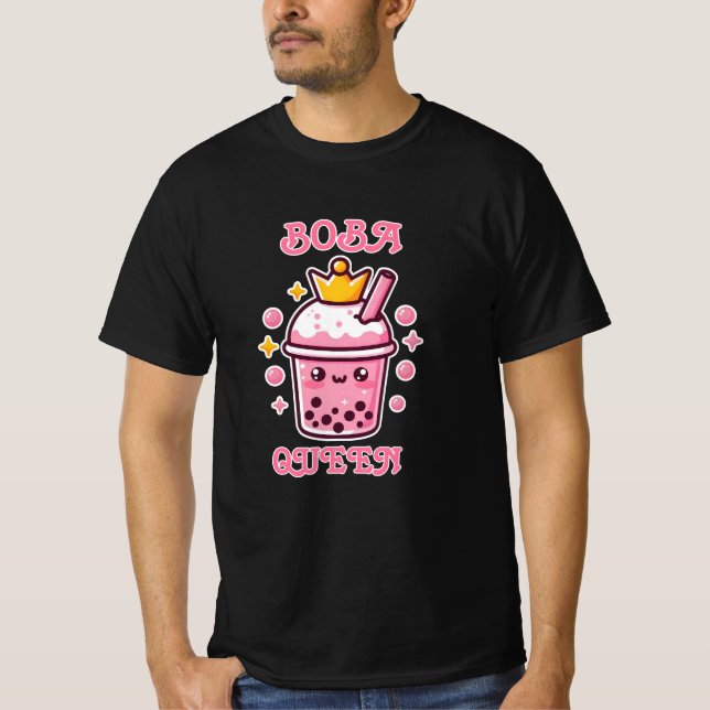 Quirky Boba Tea T-Shirts for Bubble Tea Lovers (Front)