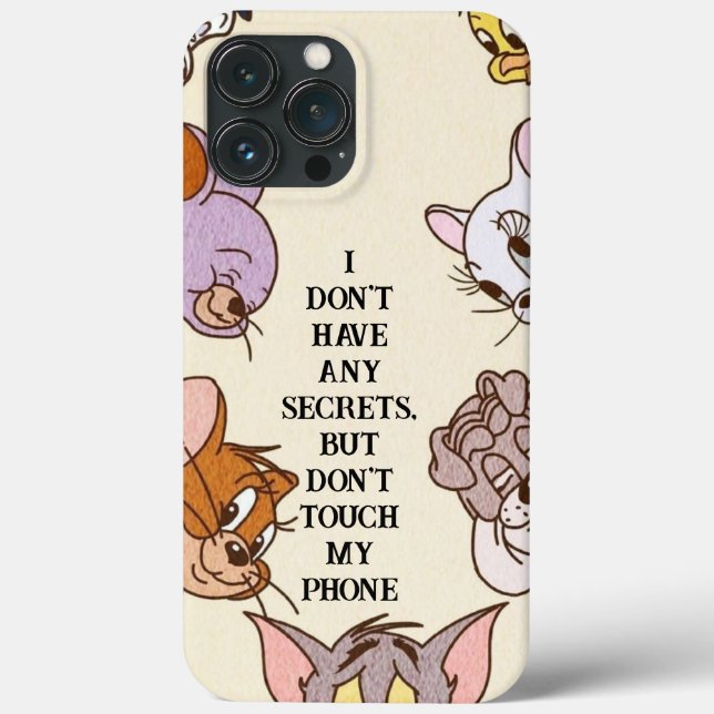 Quirky Cartoon Charm No Secrets  Case-Mate iPhone Case (Back)