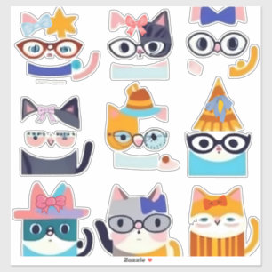 Quirky Cat Whimsical Feline Art for Cat Lovers