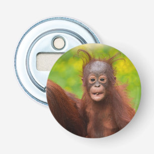 Quirky Charm of an Orangutan Baby Bottle Opener
