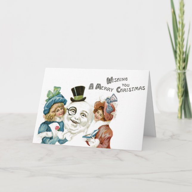 Quirky Christmas Card Weird Kitch Unusual Greeting (Front)