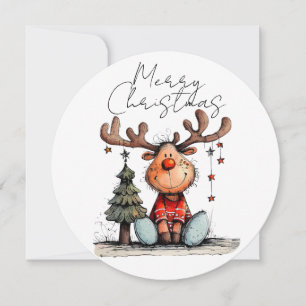 Quirky Christmas Reindeer