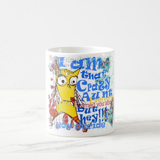 Quirky Contemporary design Humour Coffee Mug (Center)