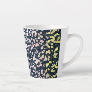 Quirky Cute Retro Boho Flora Pangender Pride Flag Latte Mug