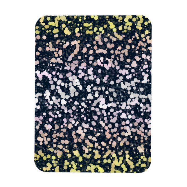 Quirky Cute Retro Boho Flora Pangender Pride Flag Magnet (Vertical)