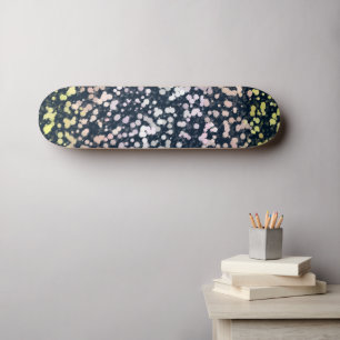 Quirky Cute Retro Boho Flora Pangender Pride Flag Skateboard