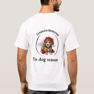 quirky dog in christmas disguise Funny Sarcasm T-Shirt