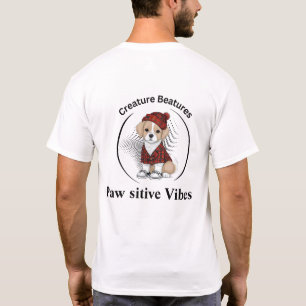 quirky dog in Scottish Tartan   Funny Sarcasm T-Shirt