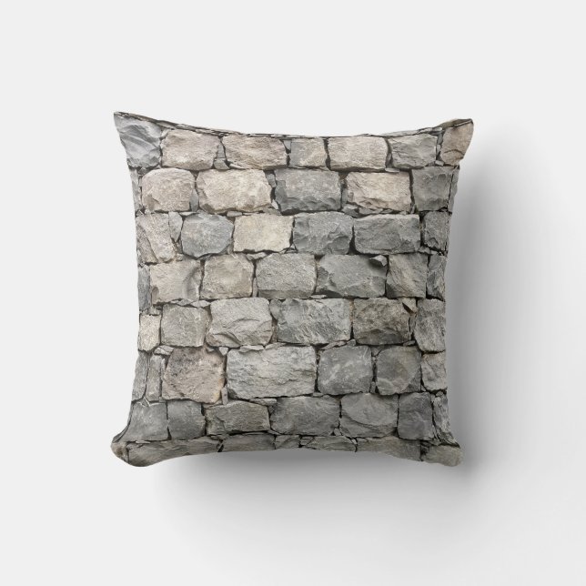 Quirky Dry Stone Wall Cushion (Front)