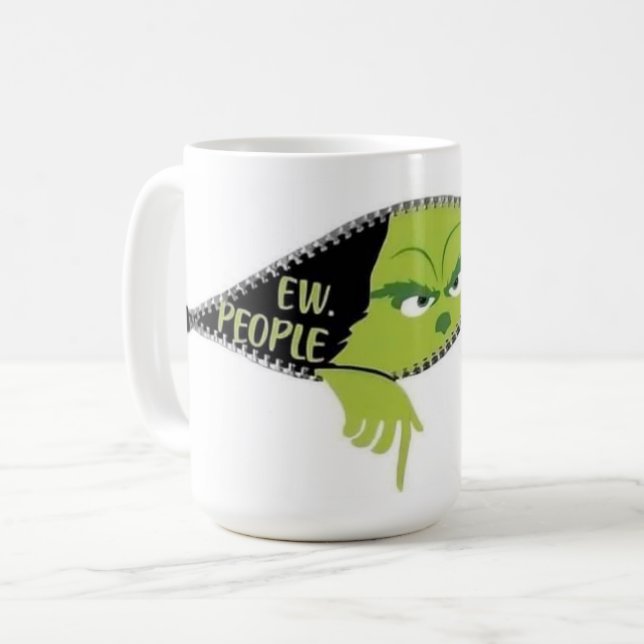 Quirky, Ew People Coffee Mug (Front Left)