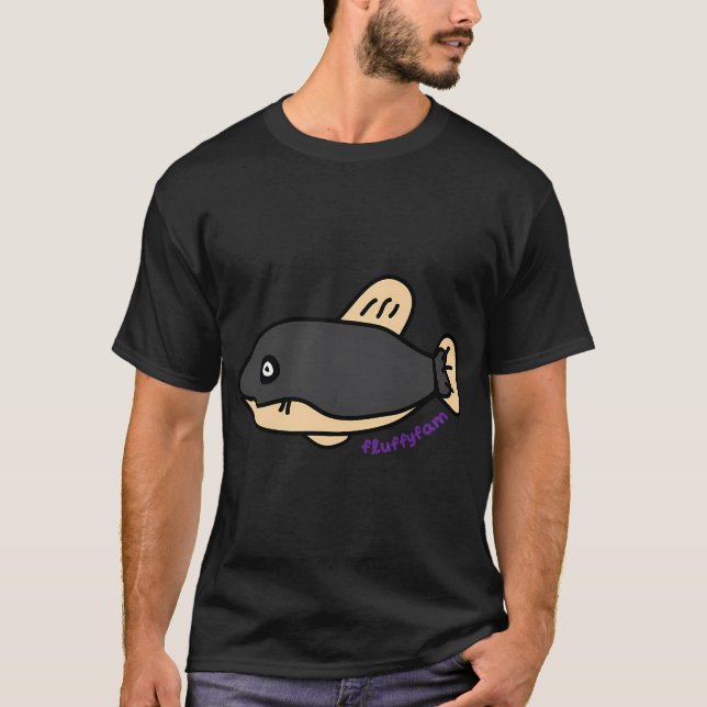 Quirky fish pattern T-Shirt (Front)