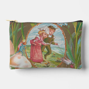 Quirky Funky Retro Valentine's Card, Kate Greenway Accessory Pouch