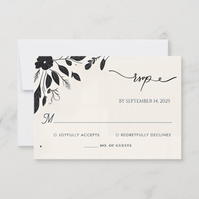 Quirky Funky Unique Humour Meme Funny Wedding RSVP Card (Front)
