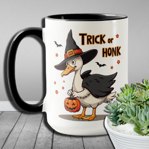 Quirky Funny Halloween Duck Costume Trick or Honk Mug
