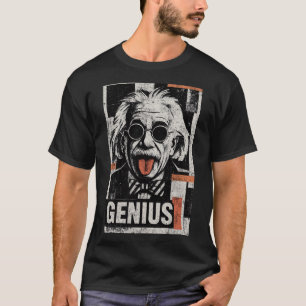 Quirky Genius Pop Art Portrait. T-Shirt