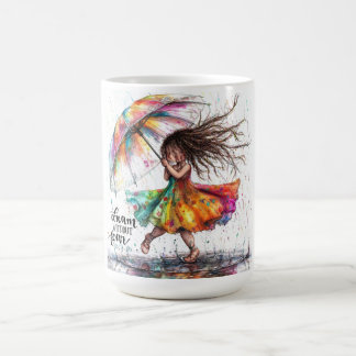 Quirky Girl Rain Dream Mug