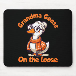 Quirky Goose Creations Funny Grandma Goose On The Mouse Pad