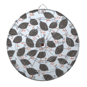 Quirky Guinea Fowl Pattern Dartboard