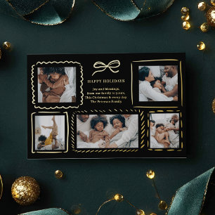 Quirky Hand-Drawn Frames 5-Photo Christmas