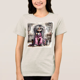 Quirky Hippie Chic T-Shirt Tri-Blend Shirt