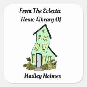 Quirky Home Library Book Label