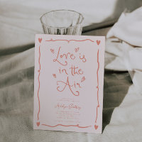 Quirky Love Is In the Air Bridal Shower Peach