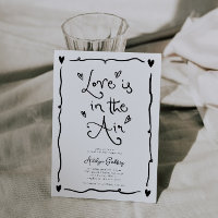 Quirky Love Is In the Air Bridal Shower White